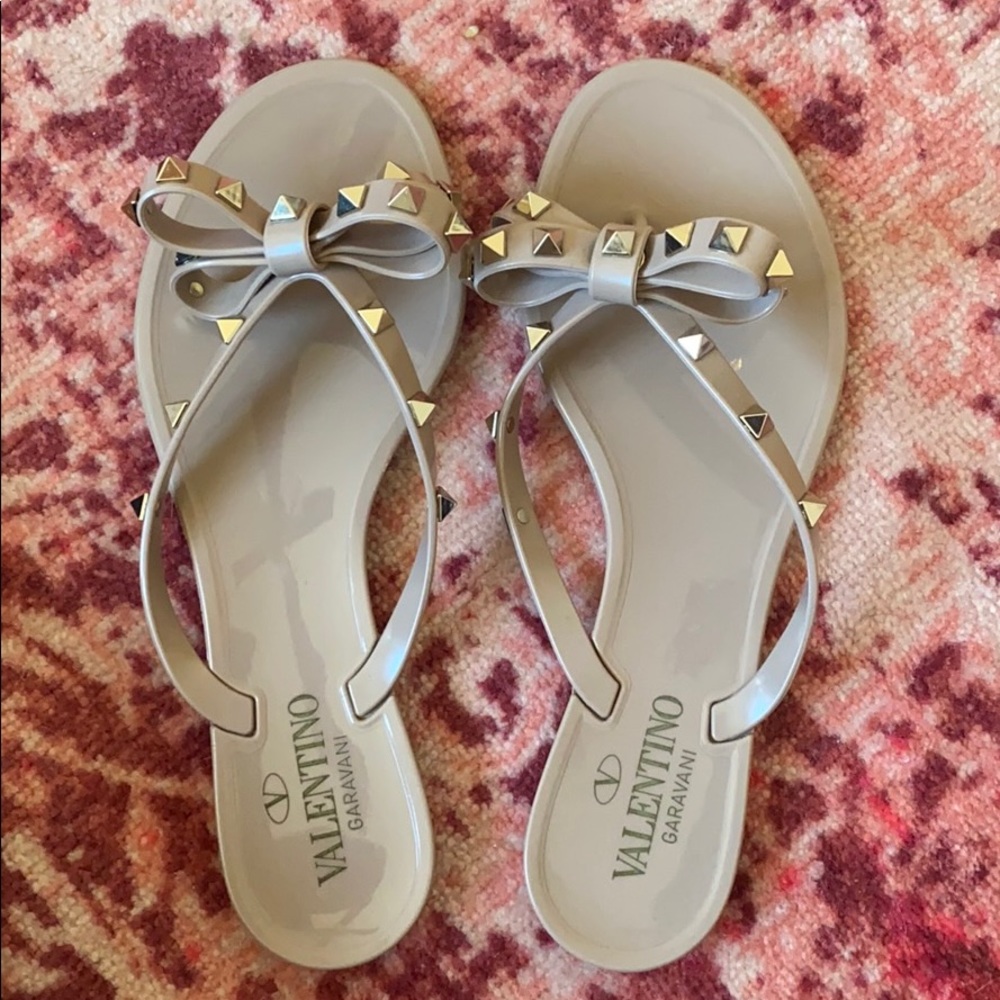 NEW Valentino Garavani Rockstud Pvc Sandals